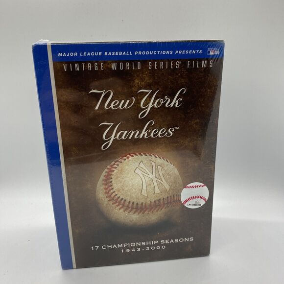 New York Yankees Vintage World Series Film (DVD, 2006, 5-Disc Set) New Sealed - Picture 1 of 6